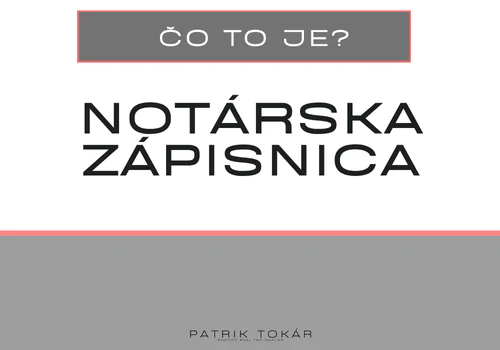 Obrazok na temu - co je notarska zapisnica?