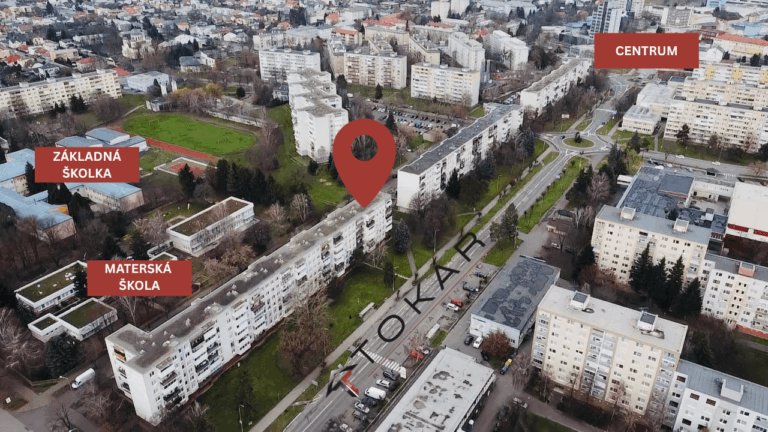 Na predaj, 3 izbový byt, 62 m², balkón, ulica Štefánikova, sídlisko Západ, Michalovce.