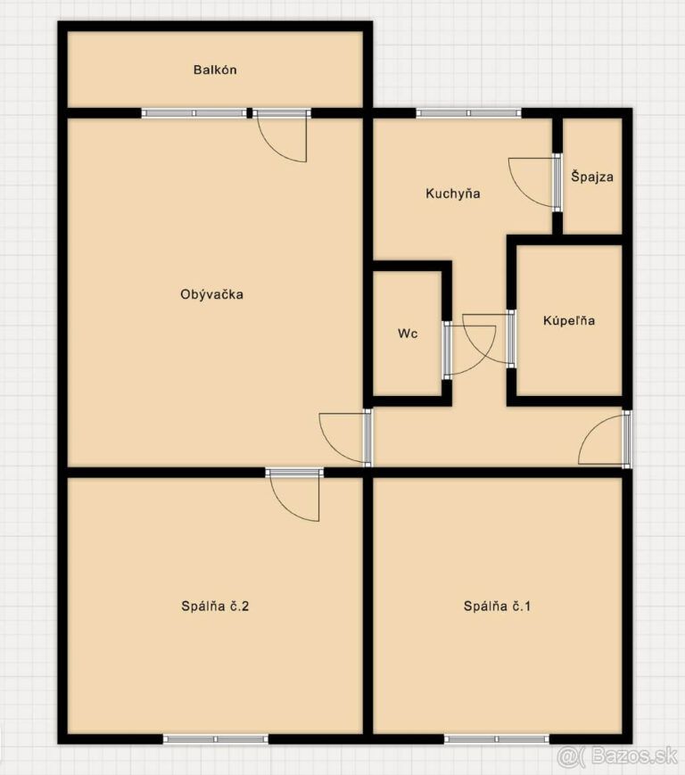 Na predaj 3-izbový byt, čiastočná rekonštrukcia balkón, Farská, Michalovce.