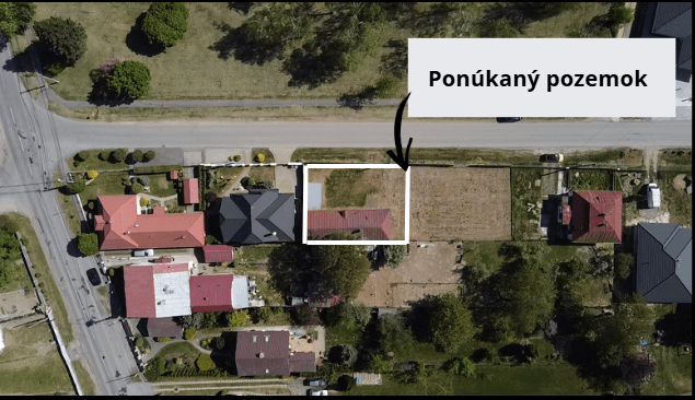 stavebný pozemok na predaj michalovce-topoľany, vhodný aj na rekonštrukciu existujúcej budovy