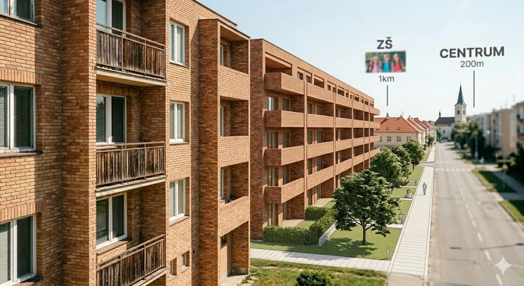 Ako sme predali byt na Hlaváčovej v Michalovciach o 15 000 € drahšie? Majiteľ zarobil viac a realitka tiež! 3 predaj bytu. Vizualizácia lokality na ulici Hlaváčova v Michalovciach, kde sa nachádza tehlový byt na predaj s výbornou dostupnosťou do centra.