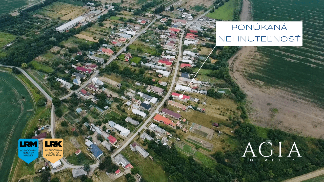 Rodinný dom na predaj Malé Raškovce - FOTKA DORNOM a ukazka lokality kde dom je