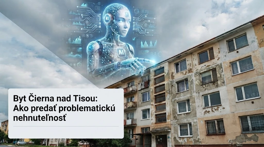 Byt Čierna nad Tisou: Ako sa podarilo predať byt v zanedbanom bytovom dome