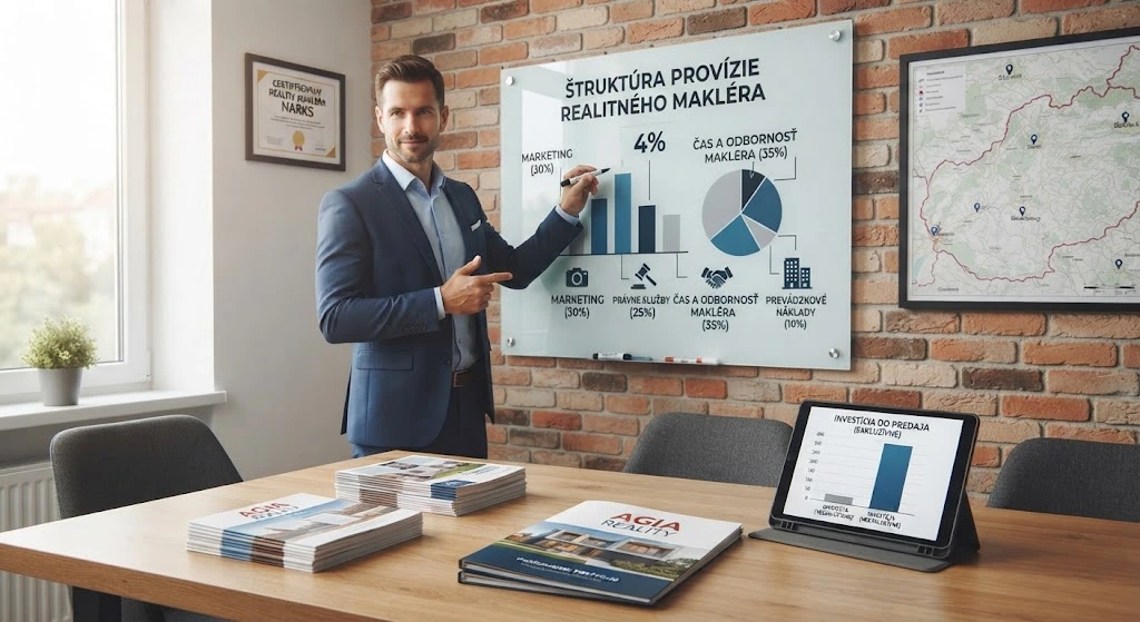 Koľko stojí realitný maklér: provízia, exkluzivita a čo podpisujete